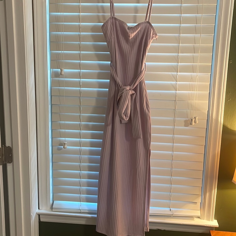 Hello Molly "ways i loved you" lilac knit dress never worn